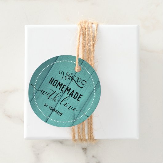 ブルーウッドスクリプファンシート自家製ラブビジネス フェイバータグ (インサイチュ)