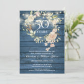 ブルーウッドストリングライトフローラ50周年記念 招待状 (スタンド正面)