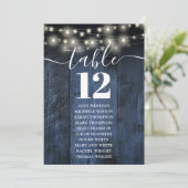 ブルーウッドストリングライト テーブルナンバー シーティングチャート (スタンド正面)