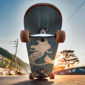 ブルーウッドビーチマーメイド名前をカスタムする スケートボード