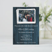 ブルーウッドフォトブライダルシャワー招待状 招待状 (スタンド正面)