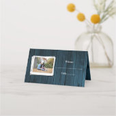 ブルーウッドフォト披露宴座席表 プレイスカード (正面)