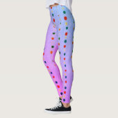 ブルーウッドブ日本のロックプリントレギンス レギンス (左)