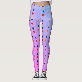 ブルーウッドブ日本のロックプリントレギンス レギンス