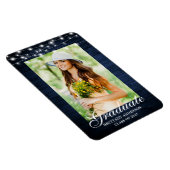 ブルーウッドライトフォト卒業発表 マグネット (右側)