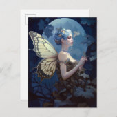ブルーウッドランドフェアリーファンタジー ポストカード (正面/裏面)