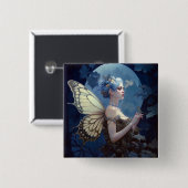 ブルーウッドランドフェアリーファンタジー 缶バッジ (正面&裏面)