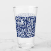 ブルーウッドランド動物植物林 タンブラーグラス (裏面)