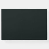 ブルーウッドランド素朴の結婚森 ゲストブック (裏面)