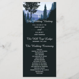 ブルーウッドランド素朴の結婚森 プログラム