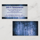 ブルーウッドルック名刺 名刺 (正面/裏面)