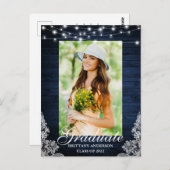 ブルーウッドレースライト卒業発表 ポストカード (正面/裏面)