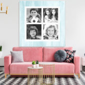 ブルーウッド動揺して白黒 キャンバスプリント (インサイチュ (リビング))