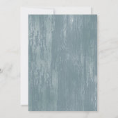 ブルーウッド引っ越し祝いパーティーパーティの招待状シャビー 招待状 (裏面)