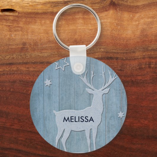 ブルーウッド素朴トナディアカントリークリスマス キーホルダー (正面)