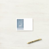 ブルーウッド素朴トナディアカントリークリスマス ポストイット (デスク上)