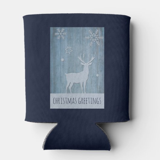 ブルーウッド素朴トナディアカントリークリスマス 缶クーラー (裏面)