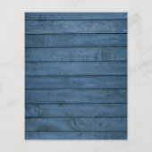 ブルーウッド メイソンジャー 結婚式招待状 (裏面)