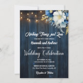 ブルーウファンシーィードを愛しているもの結婚はない 招待状 (正面)