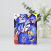 ブルーウマーズの塔バイフランツ・マーク ポストカード (スタンド正面)