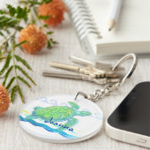 ブルーウミガメ キーホルダー (正面右)