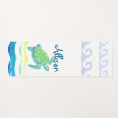 ブルーウミガメ ヨガマット (正面(横))