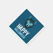 ブルーウルフハッピーハローウィン スタンダードカクテルナプキン (角)