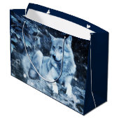 ブルーウルフ抱き枕 ラージペーパーバッグ (裏面アングル)