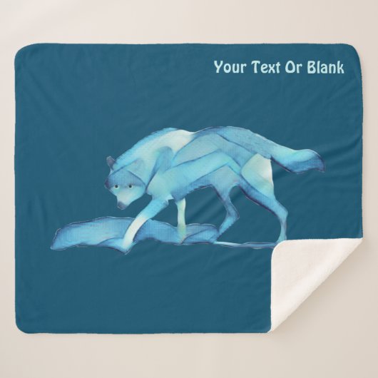 ブルーウルフ シェルパブランケット (正面(横))