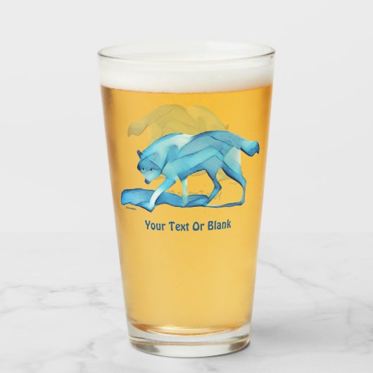 ブルーウルフ タンブラーグラス (ドリンク正面)