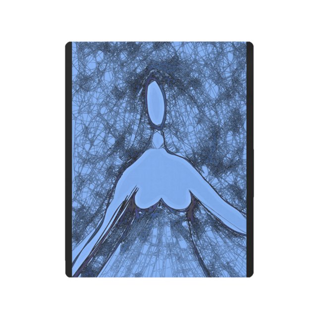 ブルーウーマン メタルプリント (正面)