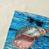 ブルーウ素朴航海のィードラップ ビーチタオル (インサイチュ)