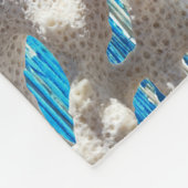 ブルーウ素朴航海のィードラップ フリースブランケット (角)