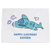 ブルーエイプライント誕生日  ラージペーパーバッグ (正面)