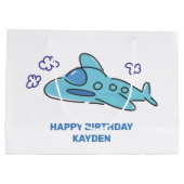 ブルーエイプライント誕生日  ラージペーパーバッグ (裏面)