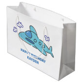 ブルーエイプライント誕生日  ラージペーパーバッグ (裏面アングル)