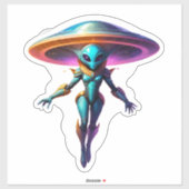 ブルーエイリアン シール (シート)