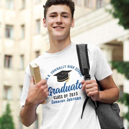 ブルーエクスカスタムトリート卒業 Tシャツ