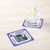 ブルーエクセシデントスクールパーティーコースター スクエアペーパーコースター (インサイチュ)