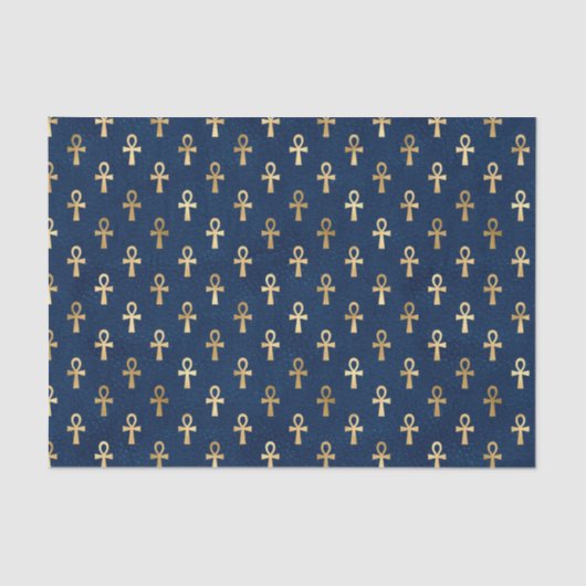 ブルーエジプトアンクティッシュペーパー | ラッユニークプ 薄葉紙 (正面)