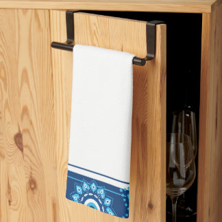 ブルーエゾウズアイハンドキッチンタオル キッチンタオル