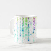 ブルーエッフェルタワーアンドスターズ コーヒーマグカップ (正面左)