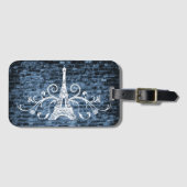 ブルーエッフェルタワーグランジラゲッジタグ ラゲッジタグ (正面横)