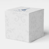 ブルーエッフェルタワーダマスクウェディングフライトボックス フェイバーボックス (正面サイド)