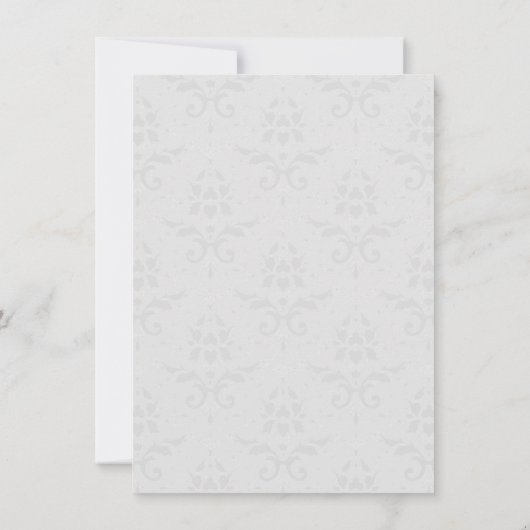 ブルーエッフェルタワーダマスクウェディングリハーサルディナー 招待状 (裏面)