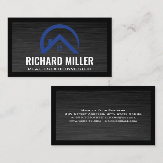 ブルーエテ実在ートルーフ | 財産投資主 名刺 (正面/裏面)