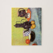 ブルーエナメルコーヒーポットバイビンセントファンゴッホ ジグソーパズル (縦)