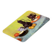 ブルーエナメルコーヒーポットバイビンセントファンゴッホ マグネット (左側)