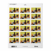 ブルーエナメルコーヒーポットバイビンセントファンゴッホ ラベル (フルシート)