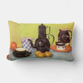 ブルーエナメルコーヒーポットバイビンセントファンゴッホ ランバークッション (正面)